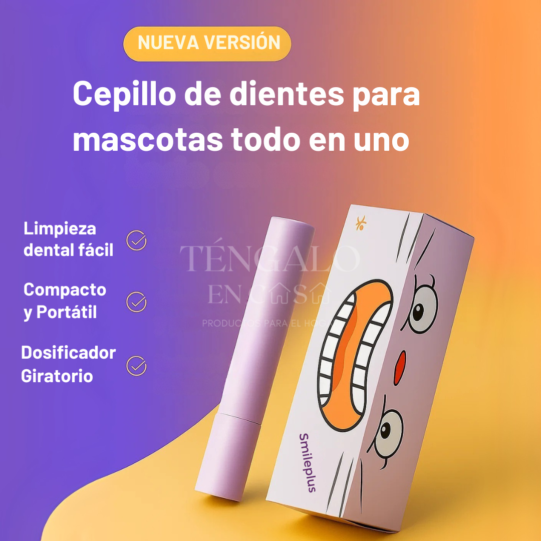 Cepillo dental para mascotas