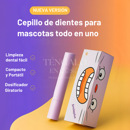 Cepillo dental para mascotas